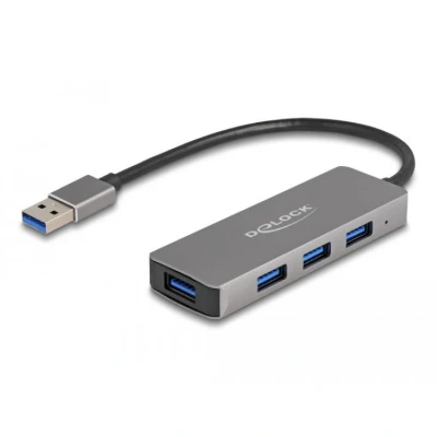 Afbeelding van Delock 4 Port USB 3.2 Gen 1 Hub mit Typ A Anschluss