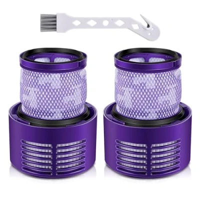 Afbeelding van Filters voor Dyson V10, vacuümfiltervervanging V10 Cyclone Series, Absolute, Animal, Total Clean, SV12, vervang onderdeelnr. 969082 01