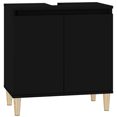 Afbeelding van Wastafelkast 58X33X60 Cm Bewerkt Hout