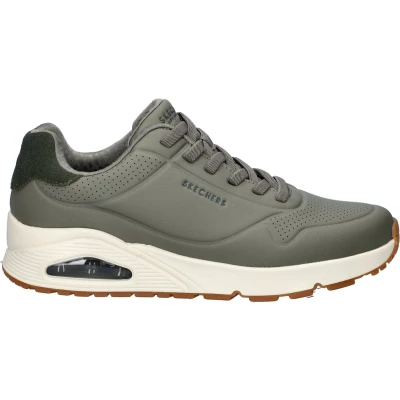 Afbeelding van Skechers Uno heren sneaker Groen Maat 41