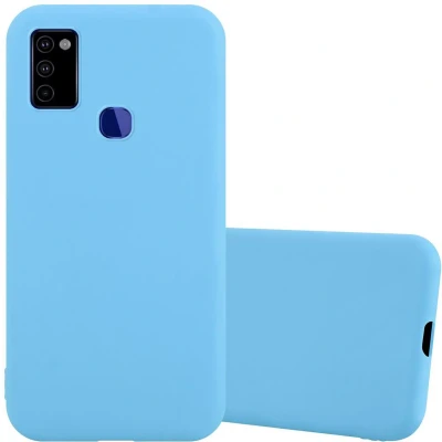 Afbeelding van Cadorabo Hoesje geschikt voor Samsung Galaxy M51 US Version in CANDY BLAUW Beschermhoes gemaakt van flexibel TPU silicone Case Cover