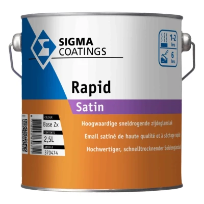 Afbeelding van Sigma Rapid Satin 2,5 liter Houtverf