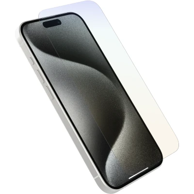 Afbeelding van OtterBox Premium Pro Glass met Blue Light Guard glazen schermbeschermer voor iPhone 16 Pro, gehard glas, superieure krasbescherming, overleeft vallen tot 1,8 meter