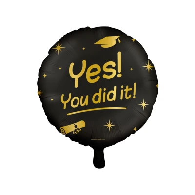 Afbeelding van Helium Ballon Yes! You did it! 46cm per stuk