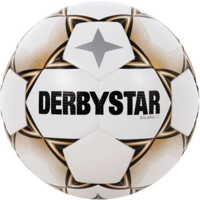 Afbeelding van Derbystar Senior voetbal Solaris TT II wit/zwart maat 5