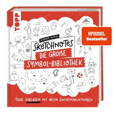 Afbeelding van Sketchnotes. Die große Symbol Bibliothek: 1000 Vorlagen mit vielen Zeichenanleitungen
