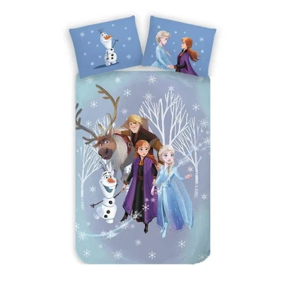 Afbeelding van Disney Frozen Dekbedovertrek Eenpersoons 140x200 cm Multi