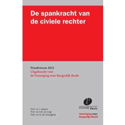 Afbeelding van de spankracht van civiele rechter (Paperback)