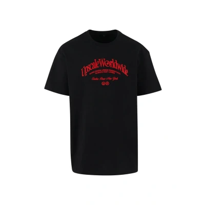 Afbeelding van Upscale by Mister Tee World WIDE Tshirt print, Heren, Maat: XL, Black