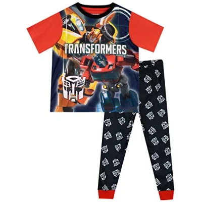 Afbeelding van Transformers Bumblebee Optimus Prime pyjama voor jongens multicolor, maat: 116