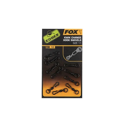 Afbeelding van Fox Edges Kwik Change Hook Swivels (10 pcs) Maat : size 11