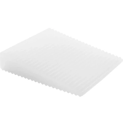 Afbeelding van WAGNER Deurwig STICK set van 2 70 x 60 15 mm, gemaakt hoogwaardig massief rubber, wit, om onder te schuiven, fixeert de deur, beschermt deur en muur 15692502