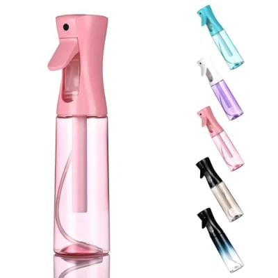 Afbeelding van WOODFIB spuitfles voor haar, continue fijne nevel waterspuitfles, lege salon, planten, huisdieren, huisreiniging 300 ml (roze)