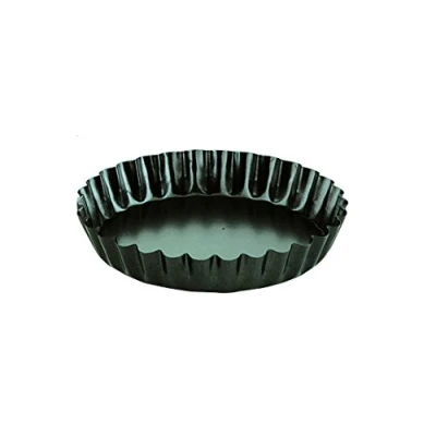 Afbeelding van Ibili Quichevorm Moka 10 cm, aluminium, zwart, x 4 cm