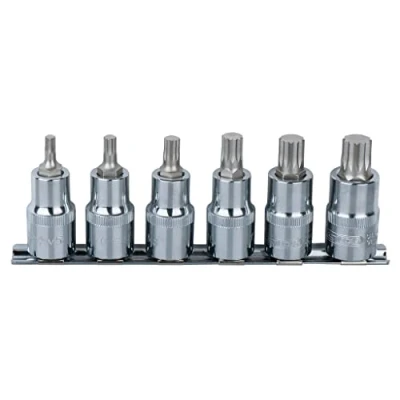 Afbeelding van KS Tools 918.0645 1/4&quot; CROMEplus Bit dopsleutelset XZN, 6 dlg
