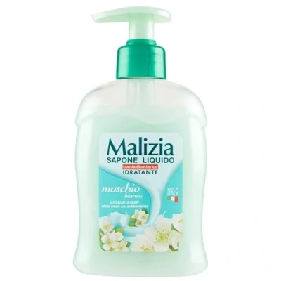 Afbeelding van Malizia Verfrissende vloeibare zeep met pompje Witte Muskus / 300ml