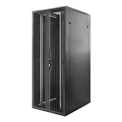 Afbeelding van DSIT 47U serverkast met dubbele geperforeerde voor en achterdeur 800x1000x2200mm (BxDxH) serverbehuizing serverrack 19 inch