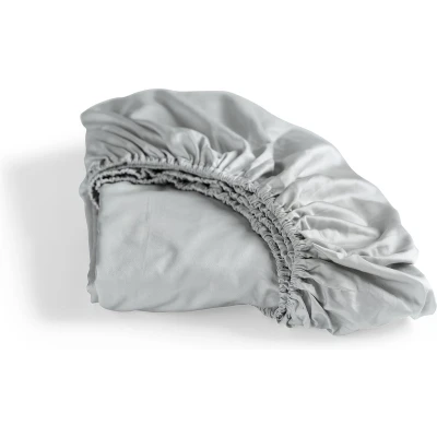 Afbeelding van Hoeslaken Cinderella Sundays Light Grey (Satijn) 160 x 200 cm