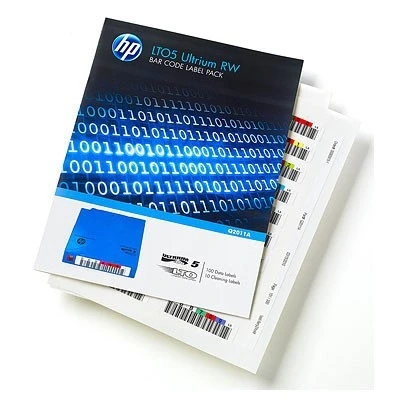 Afbeelding van Opslag: Media: Hewlett Packard Enterprise HPE LTO5 Ultrium RW Automation Bar Code