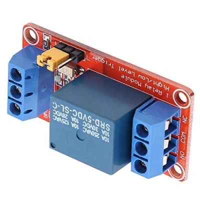 Afbeelding van Keenso 1 kanaals optokoppelaar relaismodule, high en low trigger 5V/12V/24V relaismodule uitbreidingplaat relaiskaart (12V) Relais