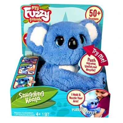 Afbeelding van Joy Toy Fuzzy Friends interactieve pluche koala in geschenkverpakking 22,7 x 13,5 25,4 cm