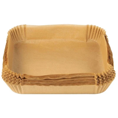Afbeelding van MasterPRO BGMP 7605 Set van 100 stuks bakpapier voor heteluchtfritteuse 20 cm, vierkant, x cm.