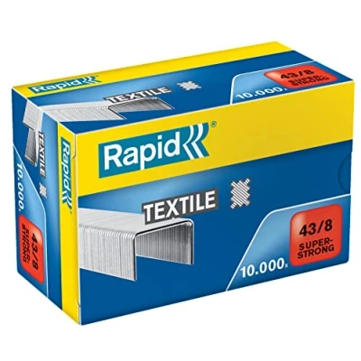 Afbeelding van Rapid Nieten 43/8 mm Textiel Super Strong 10.000 Stuks 24872300