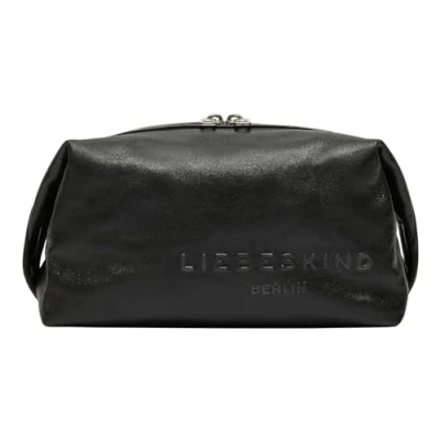 Afbeelding van Liebeskind Berlin Elvira Pouchette Beauty Pouch Accessoires, zwart Lamb, Black M (HxBxT 13cm x23.5cm x14cm)