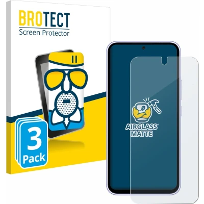 Afbeelding van BROTECT Antireflecterende Glas Screen Protector Mat voor Samsung Galaxy A54 5G (3 Stuks) Schermbeschermer [Beschermglas Folie niet Gehard Glas]