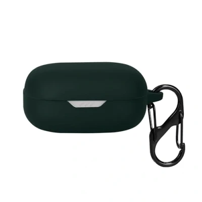 Afbeelding van kwmobile cover voor oordopjes case geschikt JBL Wave Flex Trendy beschermhoes draadloze in donkergroen