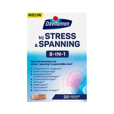 Afbeelding van Davitamon Stress &amp; Spanning, 20 capsules