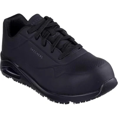 Afbeelding van Skechers Heren Uno SR Doltin constructie laars, Zwart, 8 UK, 42 EU