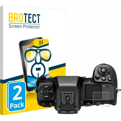 Afbeelding van BROTECT Screenprotector voor Nikon Z 8 (Schouderdisplay) Folie Beschermfolie transparant (2 Stuks)