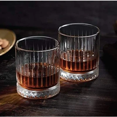 Afbeelding van Pasabahce Elysia 520014 Whiskyglazen in retrodesign en kristal, 210 ml, 4 stuks