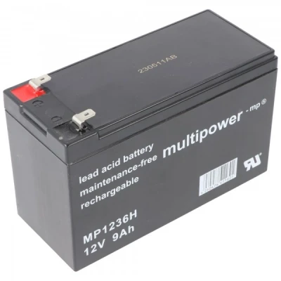 Afbeelding van Multipower MP1236H Originele batterij 12 volt 9000mAh