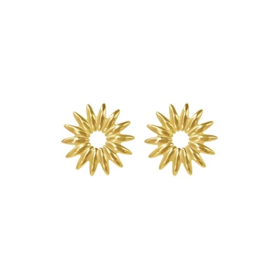 Afbeelding van Heideman Lucret Oorbellen, Dames, Maat: One Size, Goldfarbend