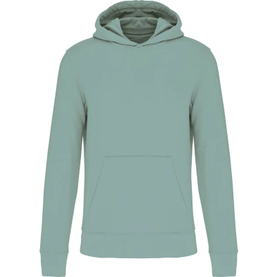Afbeelding van Kariban Ecologische kindersweater met capuchon K4029 Sage
