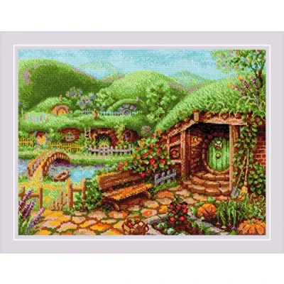 Afbeelding van Riolis 1904 kruissteekset, meerkleurig, 30 x 40 cm