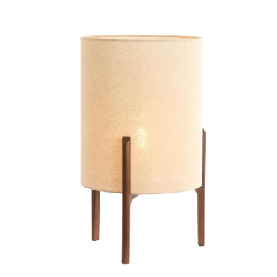 Afbeelding van Light &amp; Living Tafellamp Litto Donkerbruin Ø35cm Modern