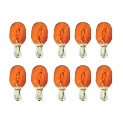Afbeelding van 10 stuks 12V halogeenlamp, vervangende lampen voor auto&#039;s en motorfietsen (T20 WY21W 21W AMBER)