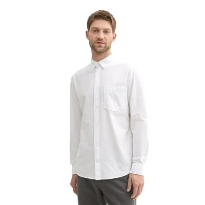 Afbeelding van TOM TAILOR heren overhemd, 20000 wit, L
