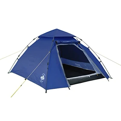 Afbeelding van Lumaland Koepeltent 3 personen Quick up system Outdoor Blauw