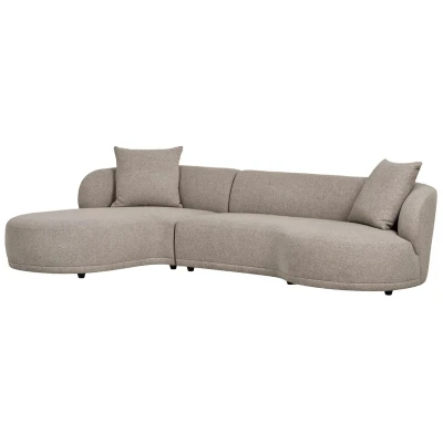 Afbeelding van House Nordic Chaise Longue Bank Links Bruin Kingston