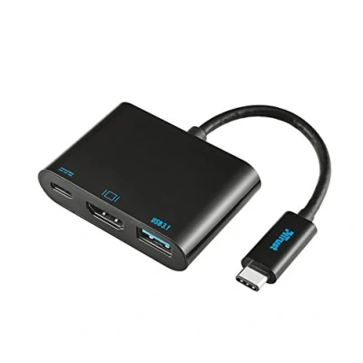 Afbeelding van Trust USB C Multiport Adapter, 3 poorten: 3.1, HDMI en