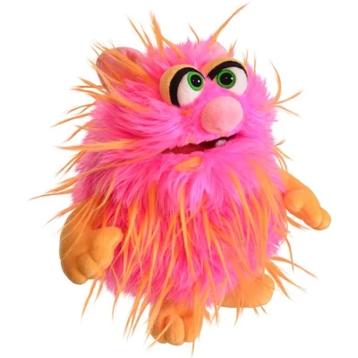 Afbeelding van Living Puppets handpop 22cm Daddel monster to go