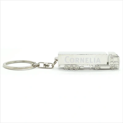 Afbeelding van Vrachtwagen Sleutelhanger Met Naam Cornelia