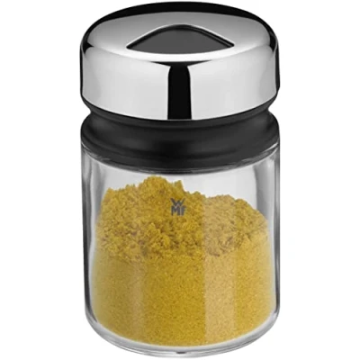 Afbeelding van WMF Depot universele strooier 100 ml, met aromadeksel, kruidenglas, grof strooibeeld, glas, Cromargan roestvrij staal, vaatwasmachinebestendig