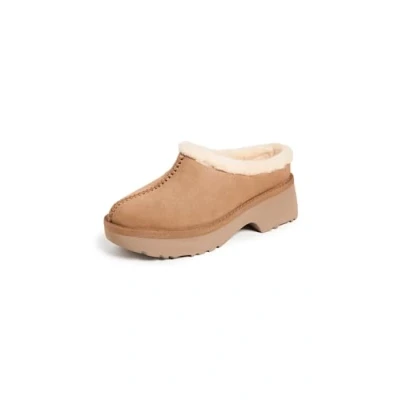 Afbeelding van UGG NEW Heights COZY Muiltjes met hak, Dames, Maat: 38, Chestnut Veloursleer