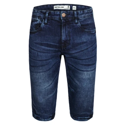 Afbeelding van Indicode Jeans Jeansshort, Heren, Maat: Small, Blue denim