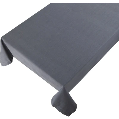 Afbeelding van Linen&amp;More Tafelkleed Indi Grey 140x250 cm Grijs